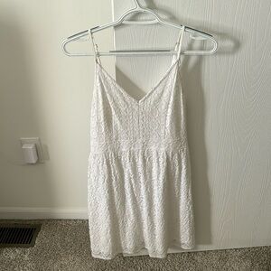 White lace Abercrombie and fitch dress
